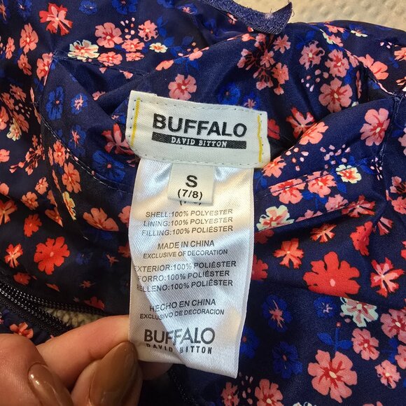 Girl's BUFFALO Reversible Vest sz 7/8 - Picture 6 of 6